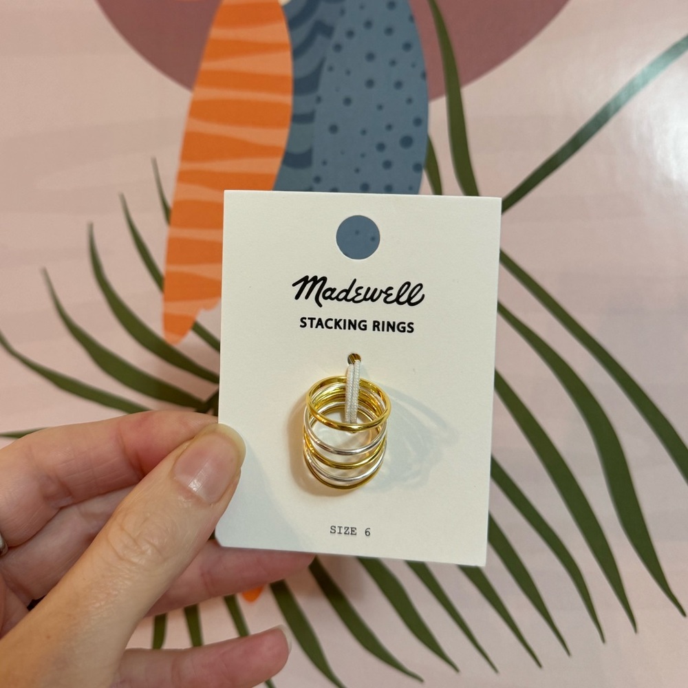 *NWT* Madewell Stacking Rings